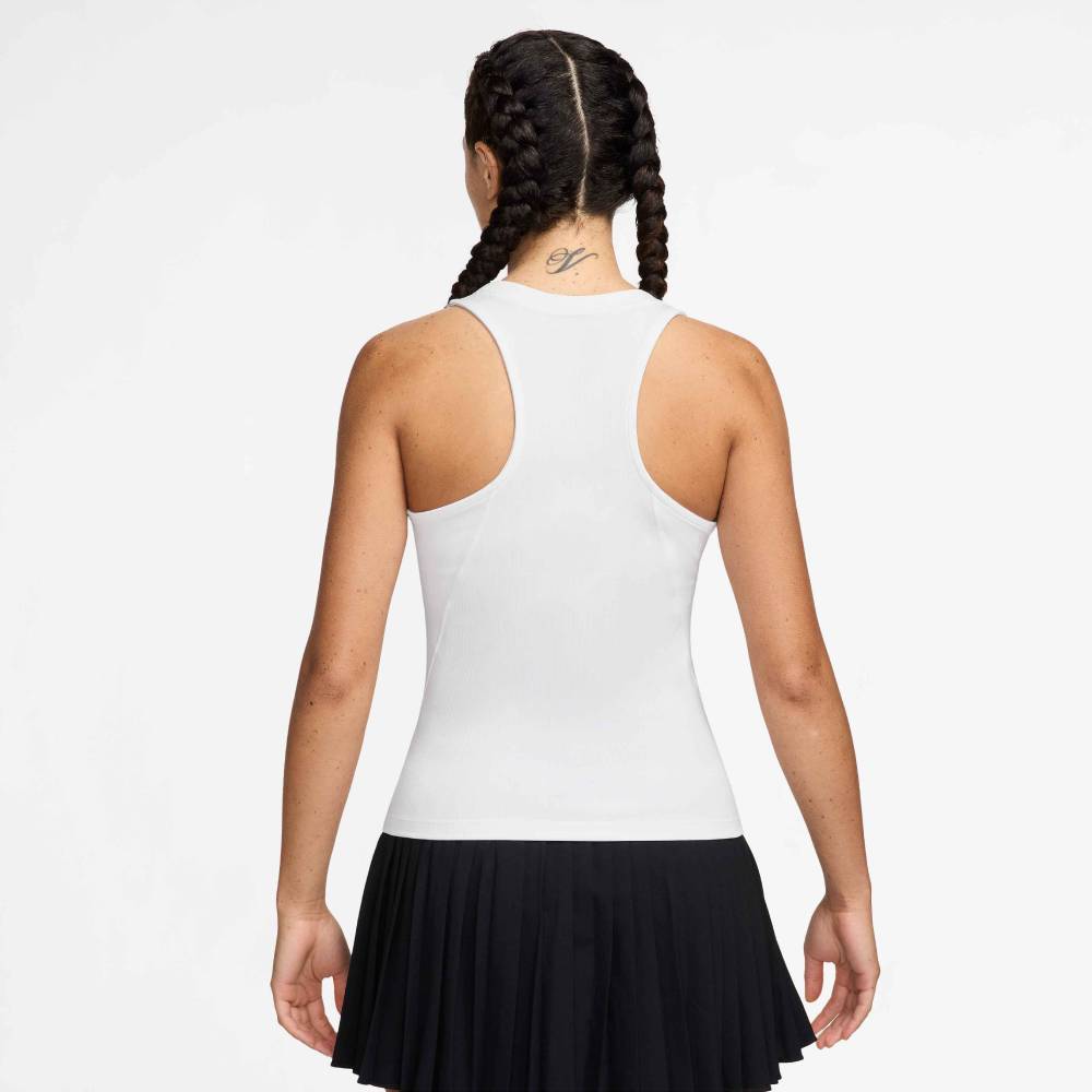 Nike Women's Dri-Fit Advantage Tank Top (White) - RacquetGuys.ca