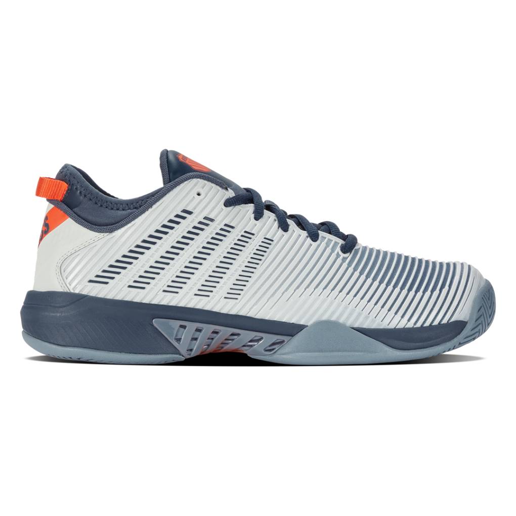K-Swiss Hypercourt Supreme Men's Tennis Shoe (White/Blue) - RacquetGuys.ca