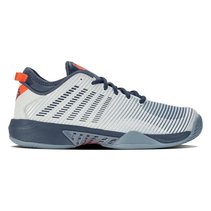 K-Swiss Hypercourt Supreme Men's Tennis Shoe (White/Blue) - RacquetGuys.ca