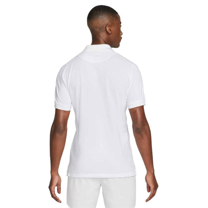 Nike Men's Dri-FIT Rafa Slim Polo (White) - RacquetGuys.ca