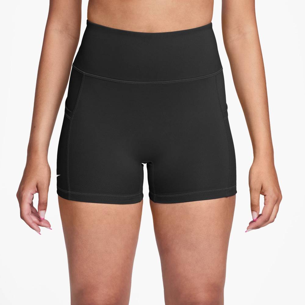 Nike Women's Dri-Fit  Advantage Short (Black/White) - RacquetGuys.ca