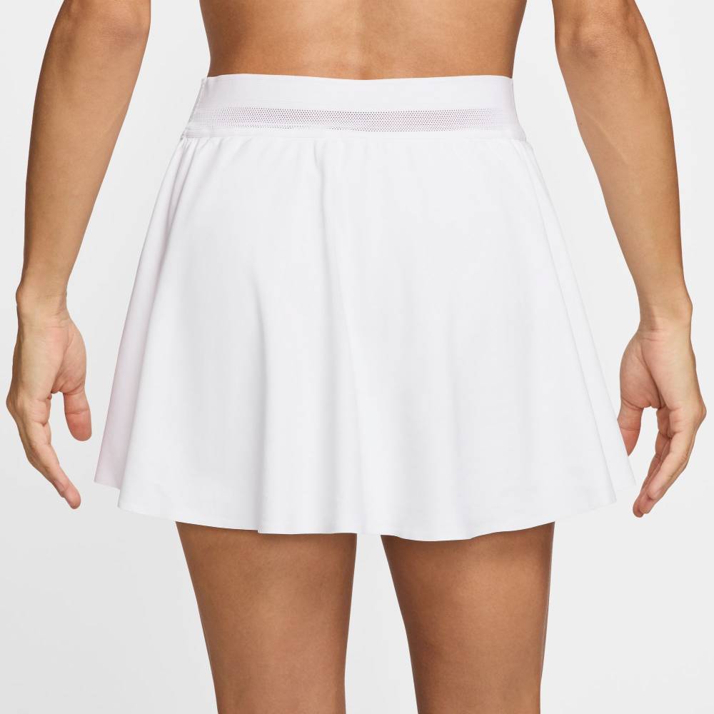 Nike Women's Dri-Fit Slam HR LN Ace Skirt (White) - RacquetGuys.ca