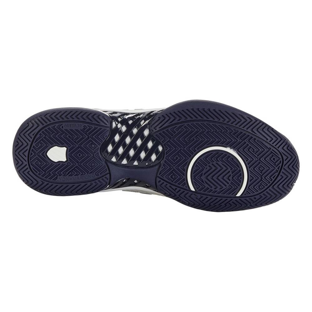 K-Swiss Hypercourt Express 2 Wide Men's Tennis Shoe (Gray/Blue) - RacquetGuys.ca