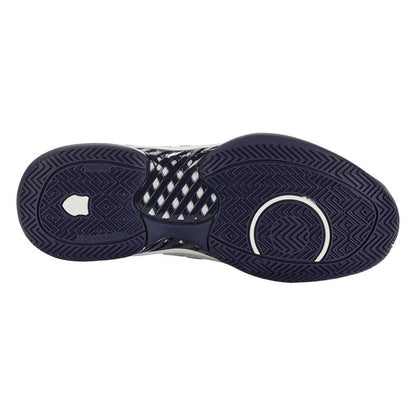 K-Swiss Hypercourt Express 2 Wide Men's Tennis Shoe (Gray/Blue) - RacquetGuys.ca