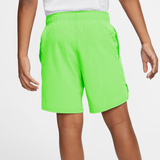 Nike Boys' Court Flex Ace Shorts (Lime Glow/Black) - RacquetGuys.ca
