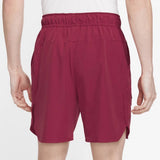 Nike Mens Dri-FIT Advantage 7-Inch Shorts (Red/White) - RacquetGuys.ca