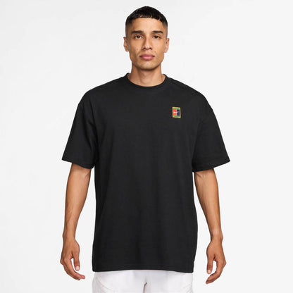 Nike Men's Court Max90 OC Tee Top (Black) - RacquetGuys.ca