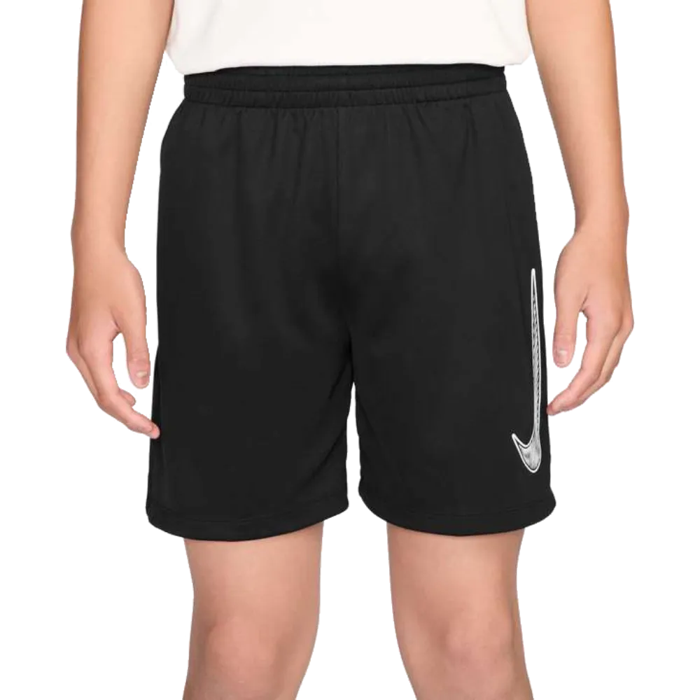 Nike Boy's Dri-FIT Multi Short (Black/White) - RacquetGuys.ca