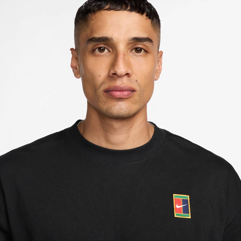 Nike Men's Court Max90 OC Tee Top (Black) - RacquetGuys.ca
