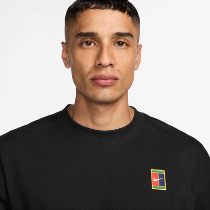 Nike Men's Court Max90 OC Tee Top (Black) - RacquetGuys.ca