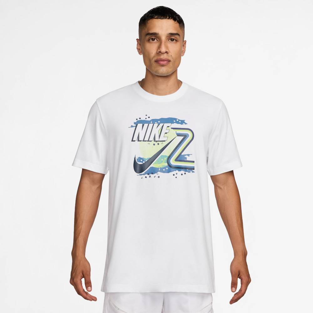 Nike Men's Dri-FIT SP25 Tee Top (White) - RacquetGuys.ca