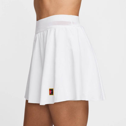 Nike Women's Dri-Fit Slam HR LN Ace Skirt (White) - RacquetGuys.ca