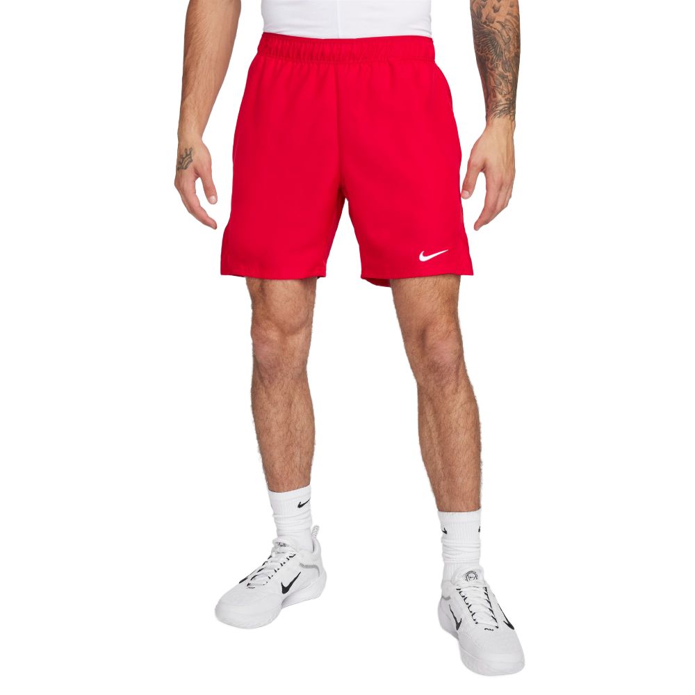 Nike Men's Court Dri-Fit Victory 7-Inch Short (University Red/White) - RacquetGuys.ca
