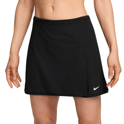 Nike Women's Dri-FIT Victory Skirt (Black/White) - RacquetGuys.ca