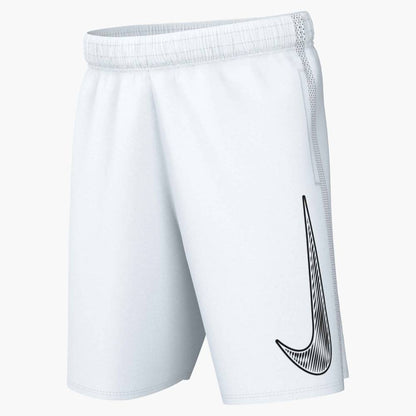 Nike Boy's Dri-FIT Multi Short (White/Black) - RacquetGuys.ca