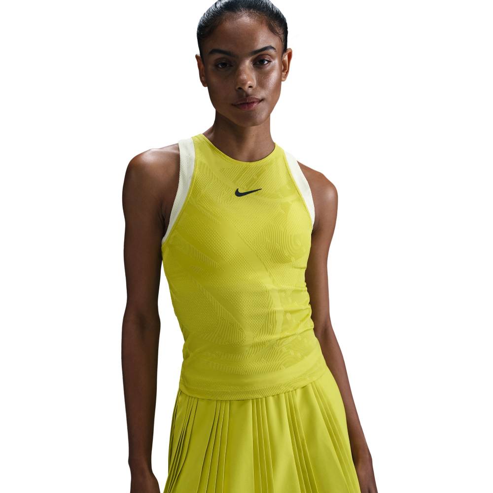 Nike Women's Dri-FIT Slam Tank (High Voltage/Luminous Green) - RacquetGuys.ca