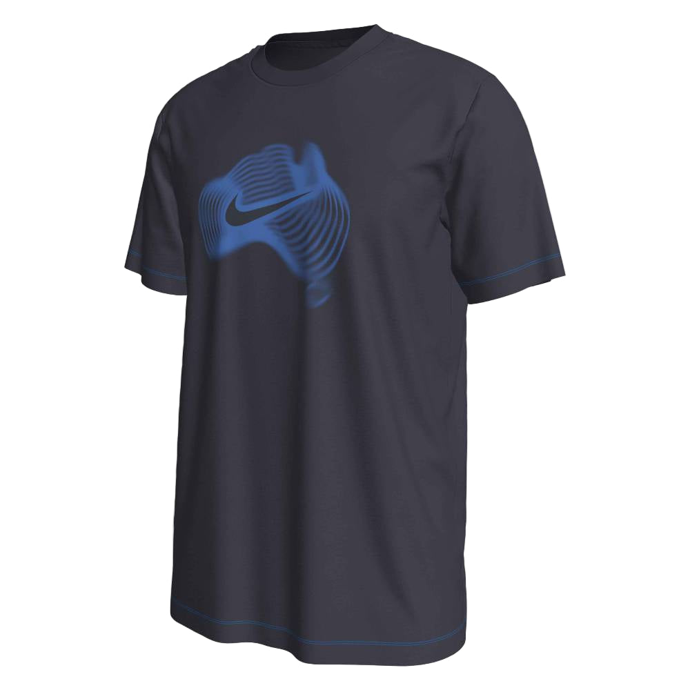 Nike Men's Court Heritage STD OZ Open SP26 Tee Top (Dark Obsidian) - Description - RacquetGuys.ca