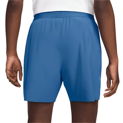 Nike Men's Dri-FIT Advantage 6-Inch Short (Start Blue/White) - RacquetGuys.ca