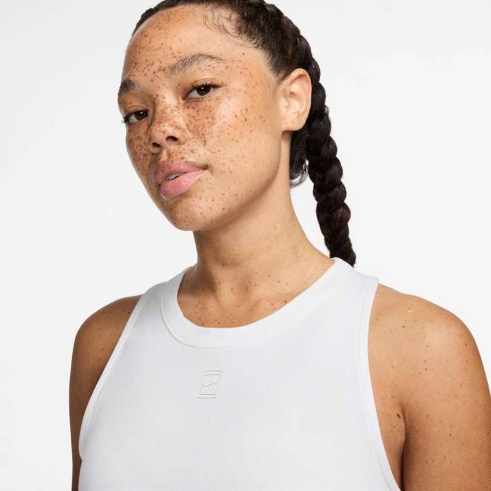Nike Women's Dri-Fit Advantage Tank Top (White) - RacquetGuys.ca