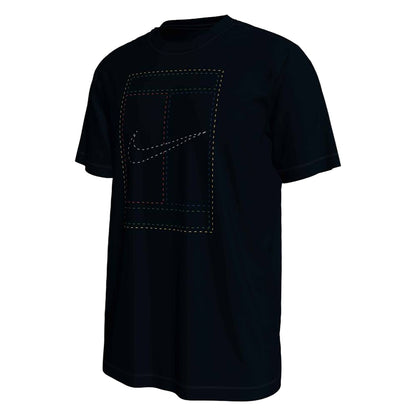 Nike Men's Court Heritage STD SP26 Tee Top (Black) - Description - RacquetGuys.ca