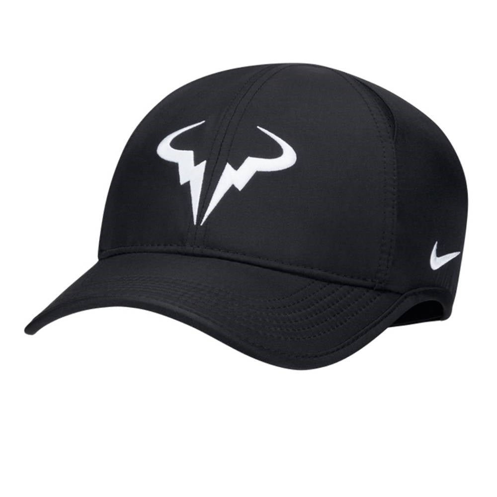 Nike Unisex Dri-FIT Rafa Club AeroBill Featherlight Cap (Black) **description - RacquetGuys.ca