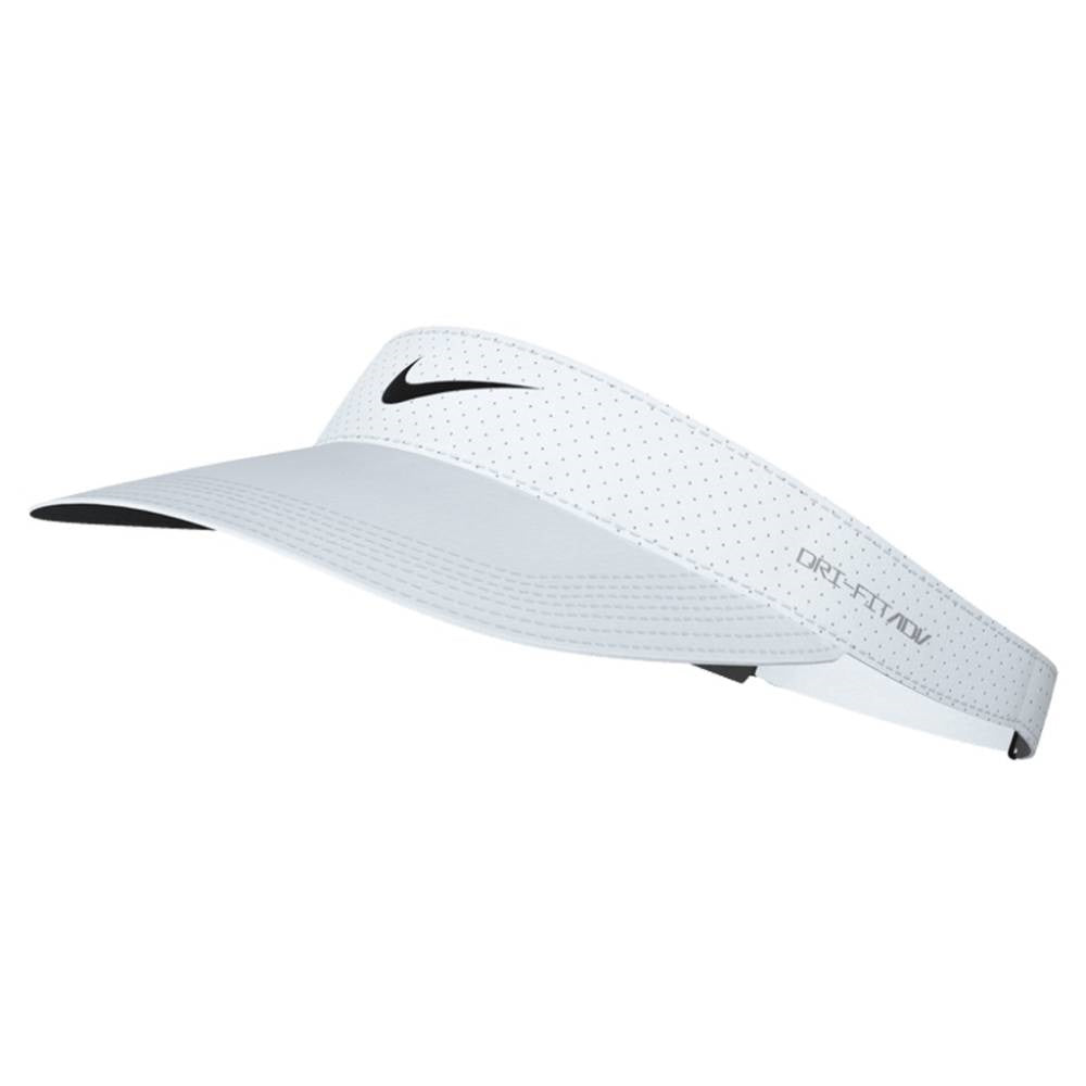 Nike Unisex Dri-FIT Advantage Ace SAB Visor (White) **description - RacquetGuys.ca