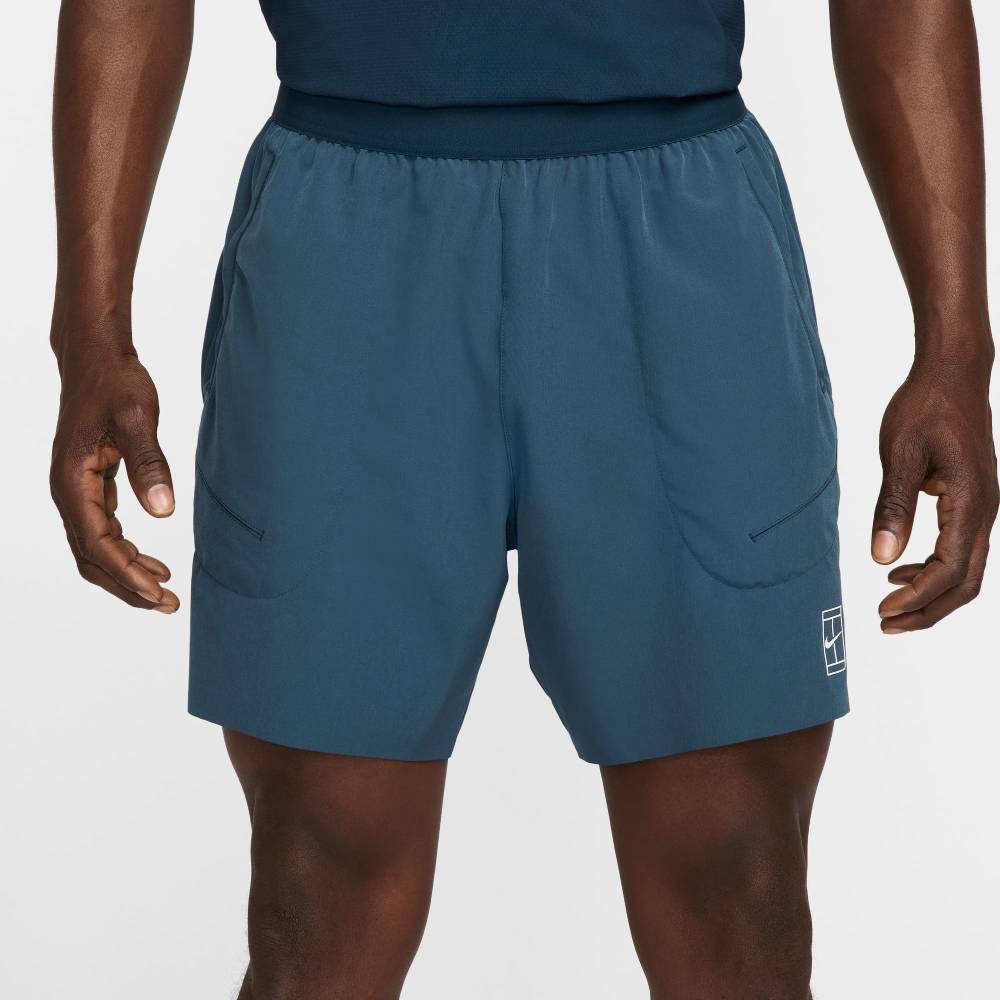 Nike Men's Dri-FIT Advantage 6-Inch Short (Armory Navy/White) - RacquetGuys.ca