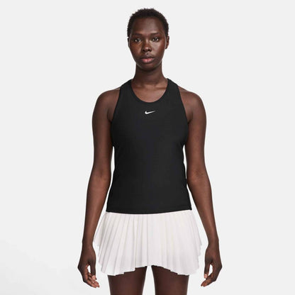 Nike Women's Dri-FIT Victory Tank (Black/White) - RacquetGuys.ca