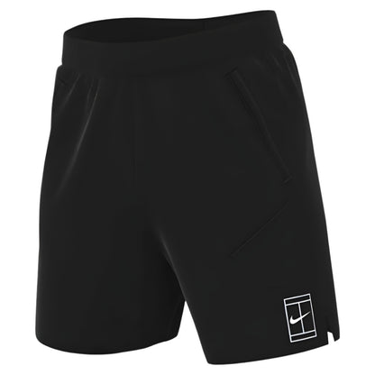 Nike Men's Dri-FIT Advantage 8-Inch Short (Black/White) - RacquetGuys.ca