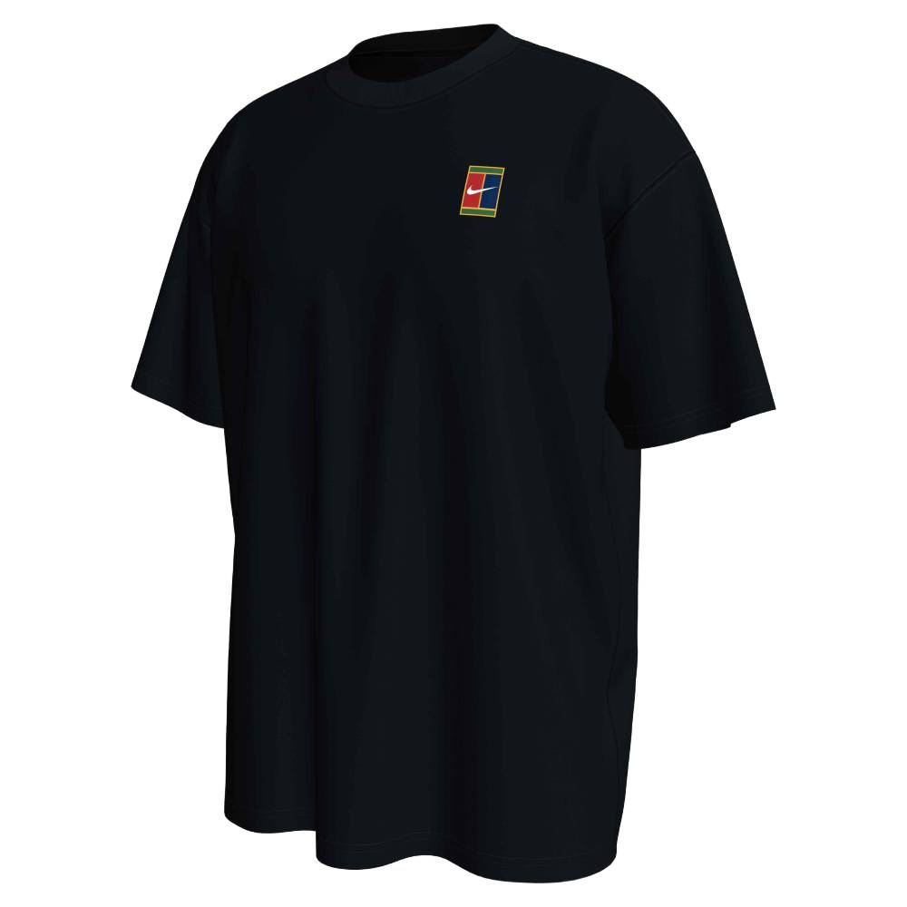 Nike Men's Court Max90 OC Tee Top (Black) - RacquetGuys.ca