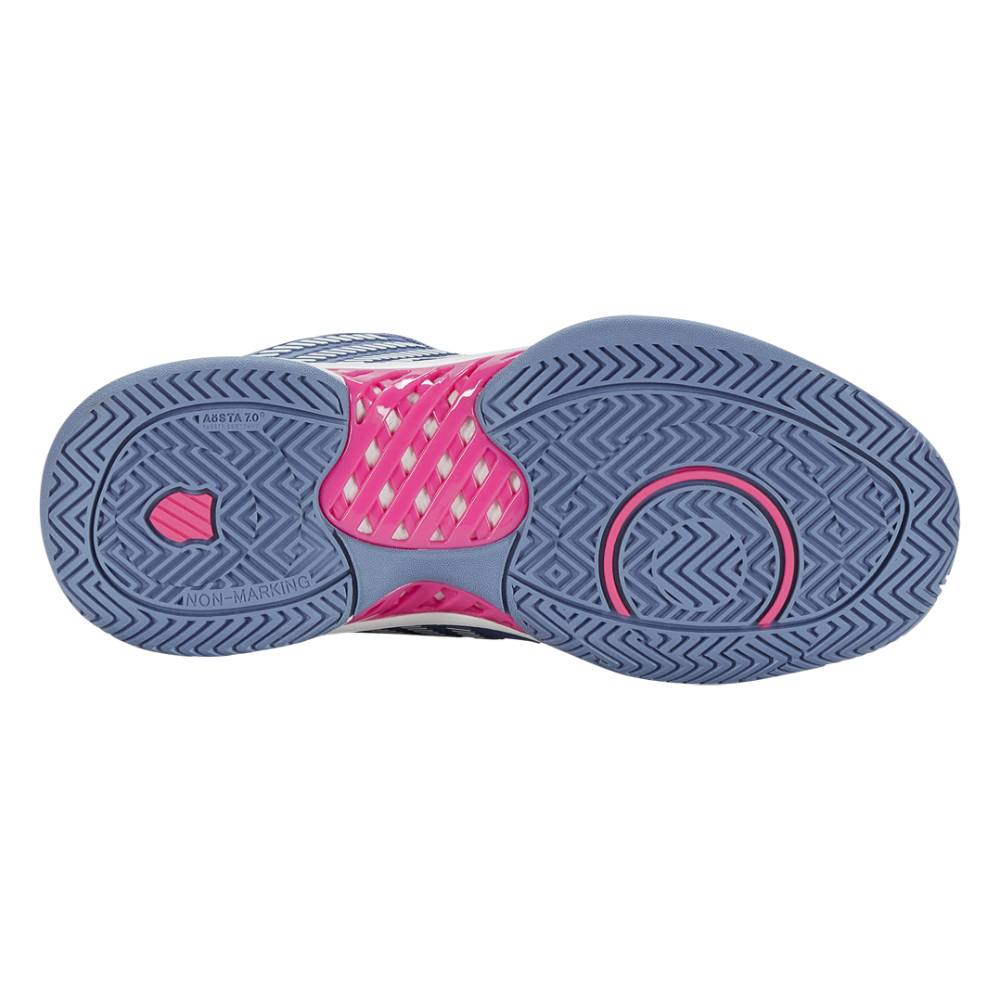 K-Swiss Hypercourt Express 2 Women's Tennis Shoe (Blue/White) - RacquetGuys.ca