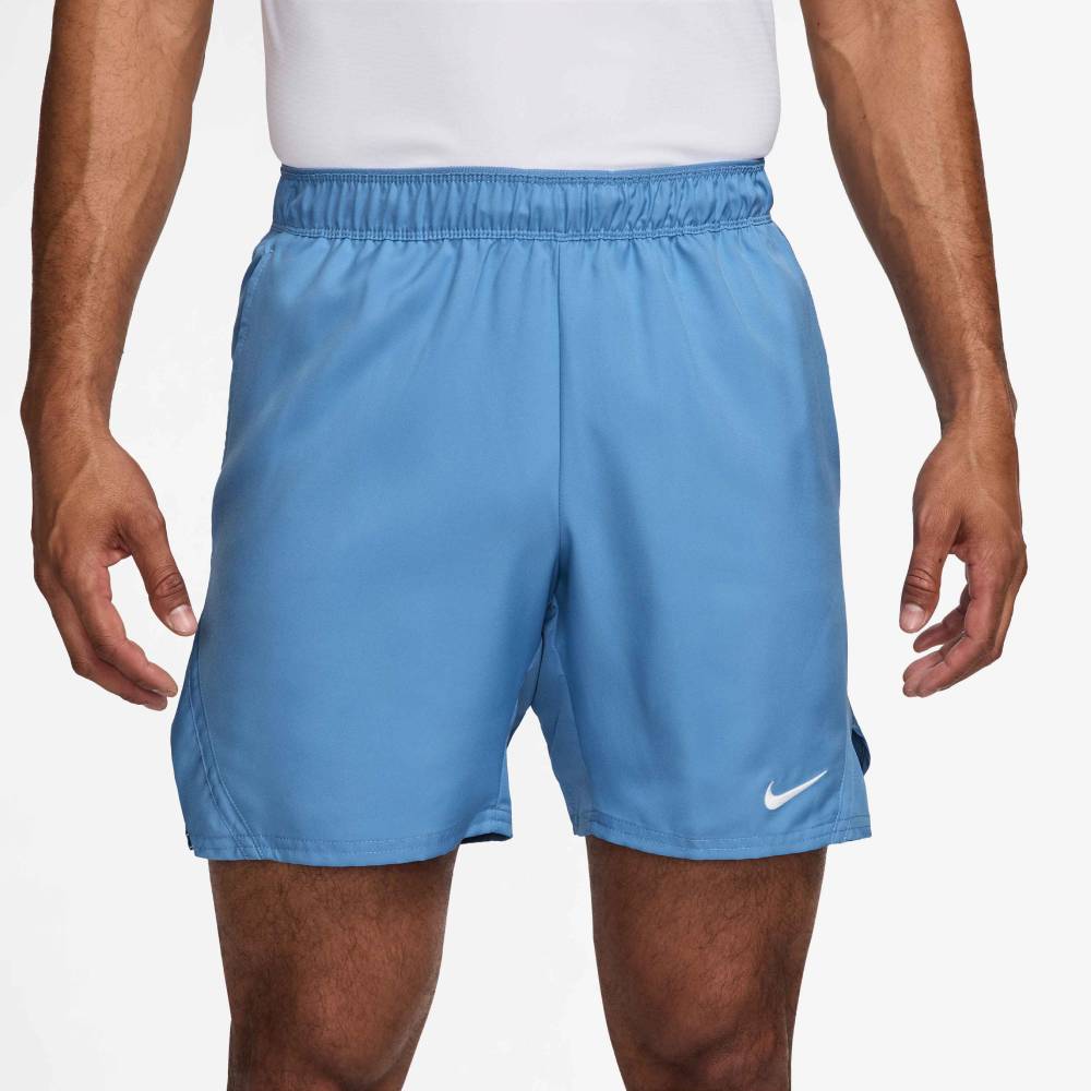 Nike Men's Court Dri-Fit Victory Short 7-inch (Blue Beyond/White) - RacquetGuys.ca