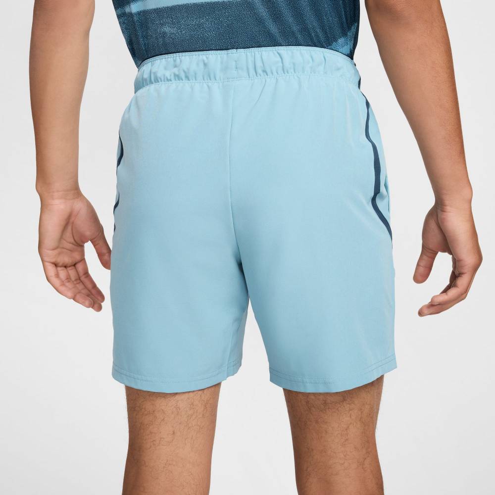 Nike Men's Dri-FIT Advantage Short 7-Inch (Denim Turqoise/Armory Navy) - RacquetGuys.ca