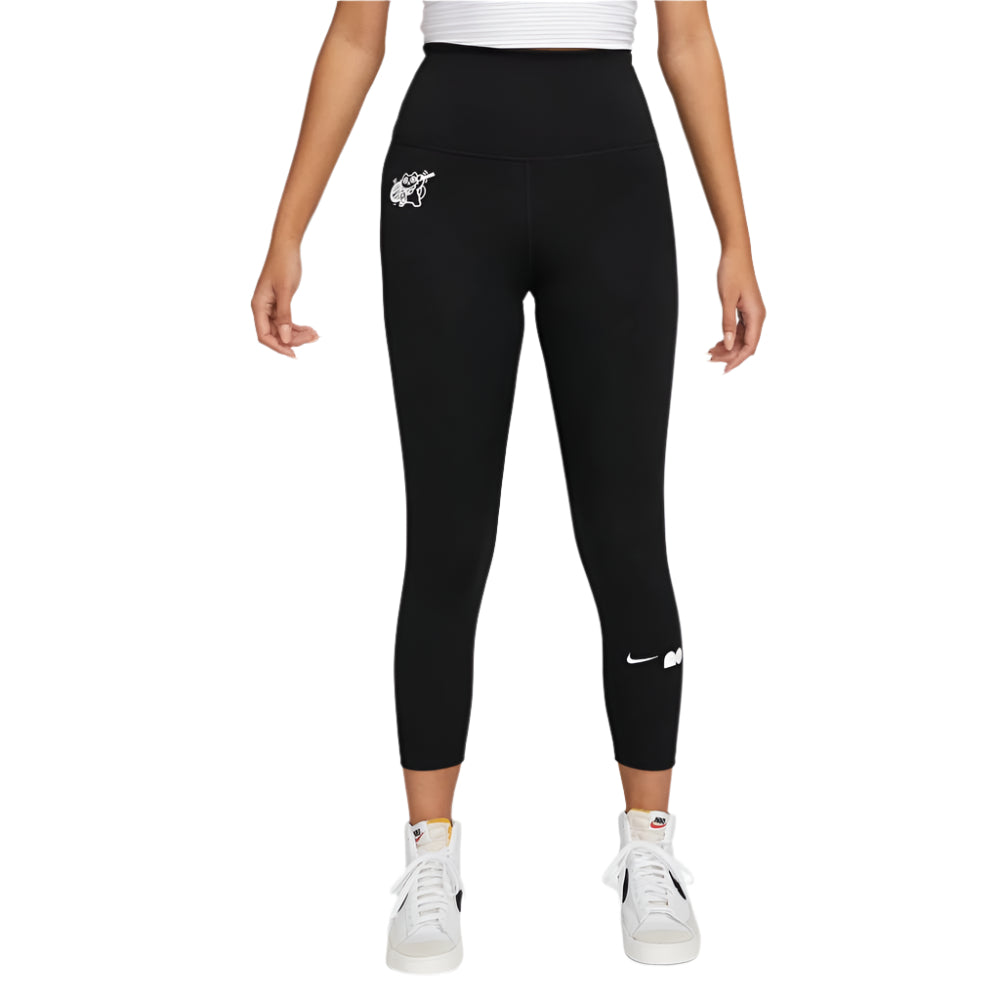 Nike Women's Naomi Osaka High-Waisted Cropped Tights (Black) - RacquetGuys.ca