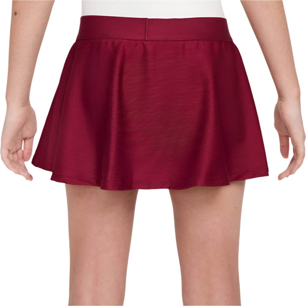 Nike Girl's Dri-FIT Victory Flouncy Skirt (Team Red/White) - RacquetGuys.ca