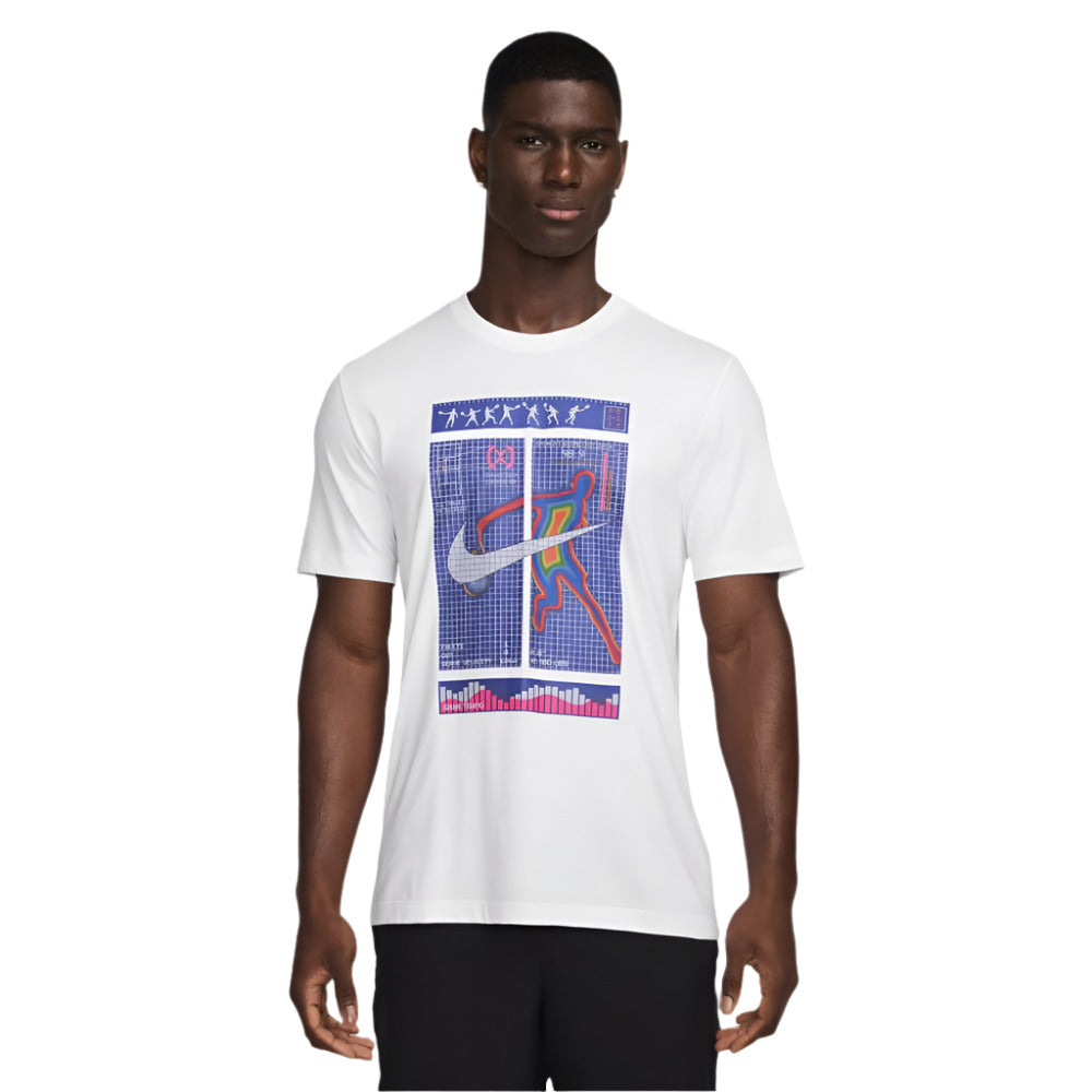 Nike Men's Court Dri-FIT Tee OC Top (White) - RacquetGuys.ca
