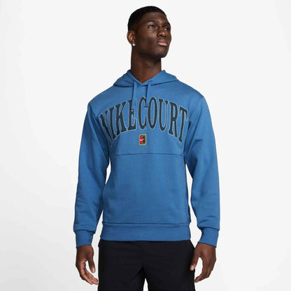 Nike Men's DF Fleece Heritage Hoodie (Star Blue/Armory Navy) - RacquetGuys.ca
