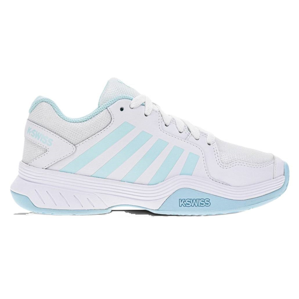 K-Swiss Court Express Women's Pickleball Shoe (White/Blue) - RacquetGuys.ca