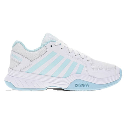 K-Swiss Court Express Women's Pickleball Shoe (White/Blue) - RacquetGuys.ca