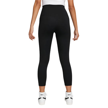 Nike Women's Naomi Osaka High-Waisted Cropped Tights (Black) - RacquetGuys.ca