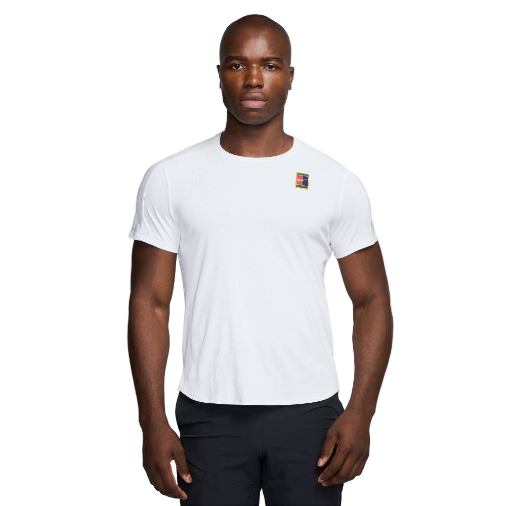 Nike Men's Dri-FIT Advantage Slam Top (White) - RacquetGuys.ca