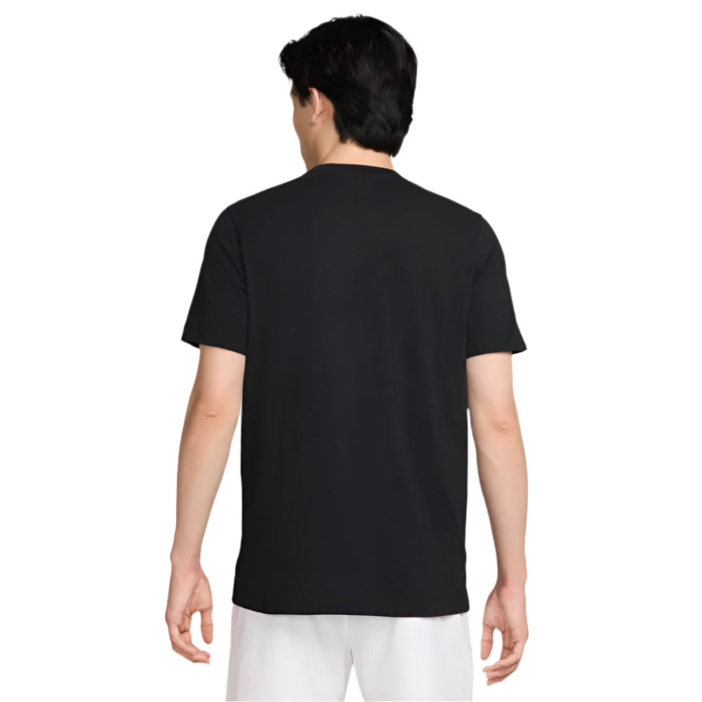 Nike Men's Court Dri-FIT Tee OC Top (Black) - RacquetGuys.ca