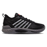 K-Swiss Hypercourt Supreme 2 Men's Tennis Shoe (Black/Grey)