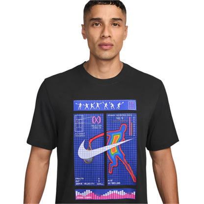 Nike Men's Court Dri-FIT Tee OC Top (Black) - RacquetGuys.ca
