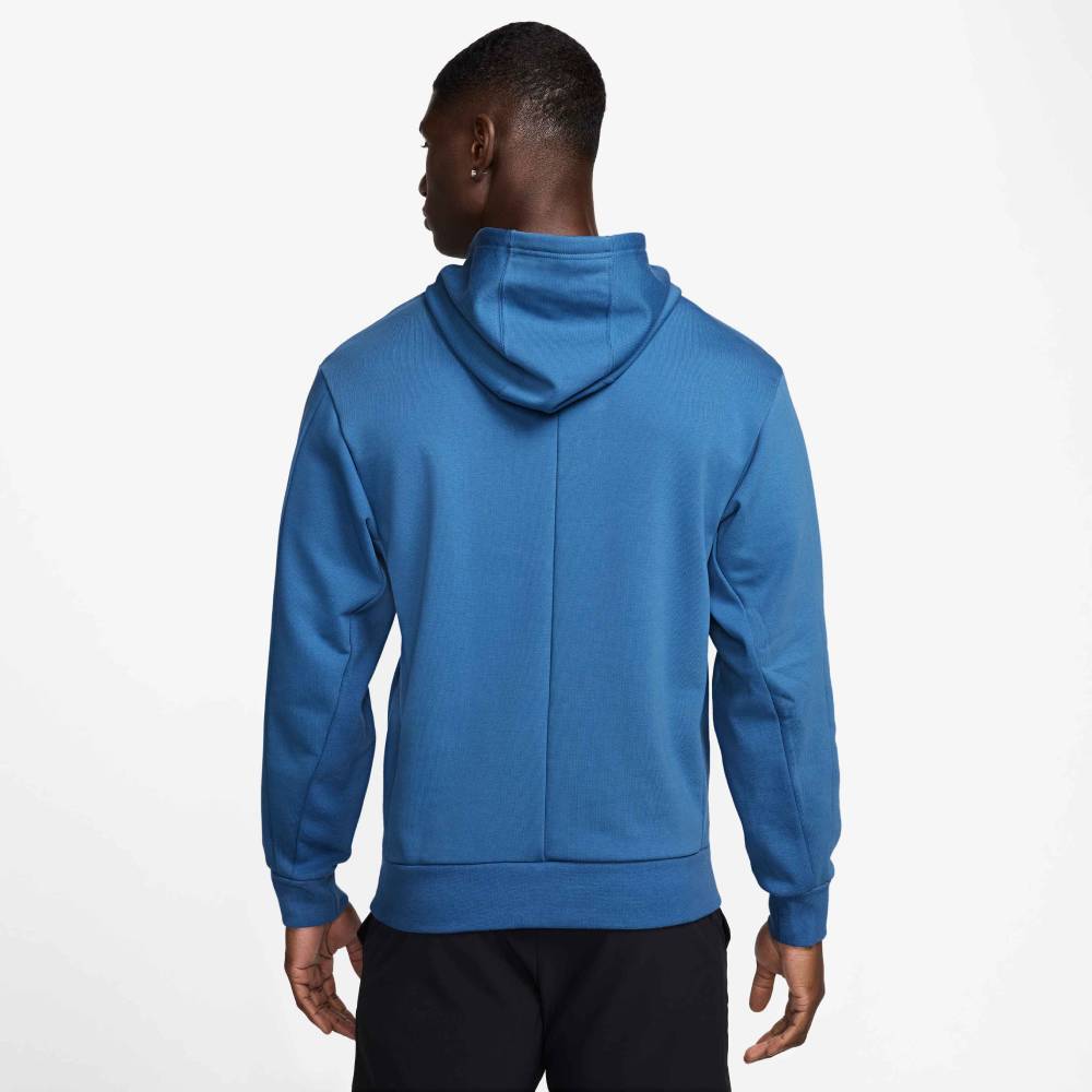 Nike Men's DF Fleece Heritage Hoodie (Star Blue/Armory Navy) - RacquetGuys.ca