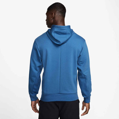 Nike Men's DF Fleece Heritage Hoodie (Star Blue/Armory Navy) - RacquetGuys.ca