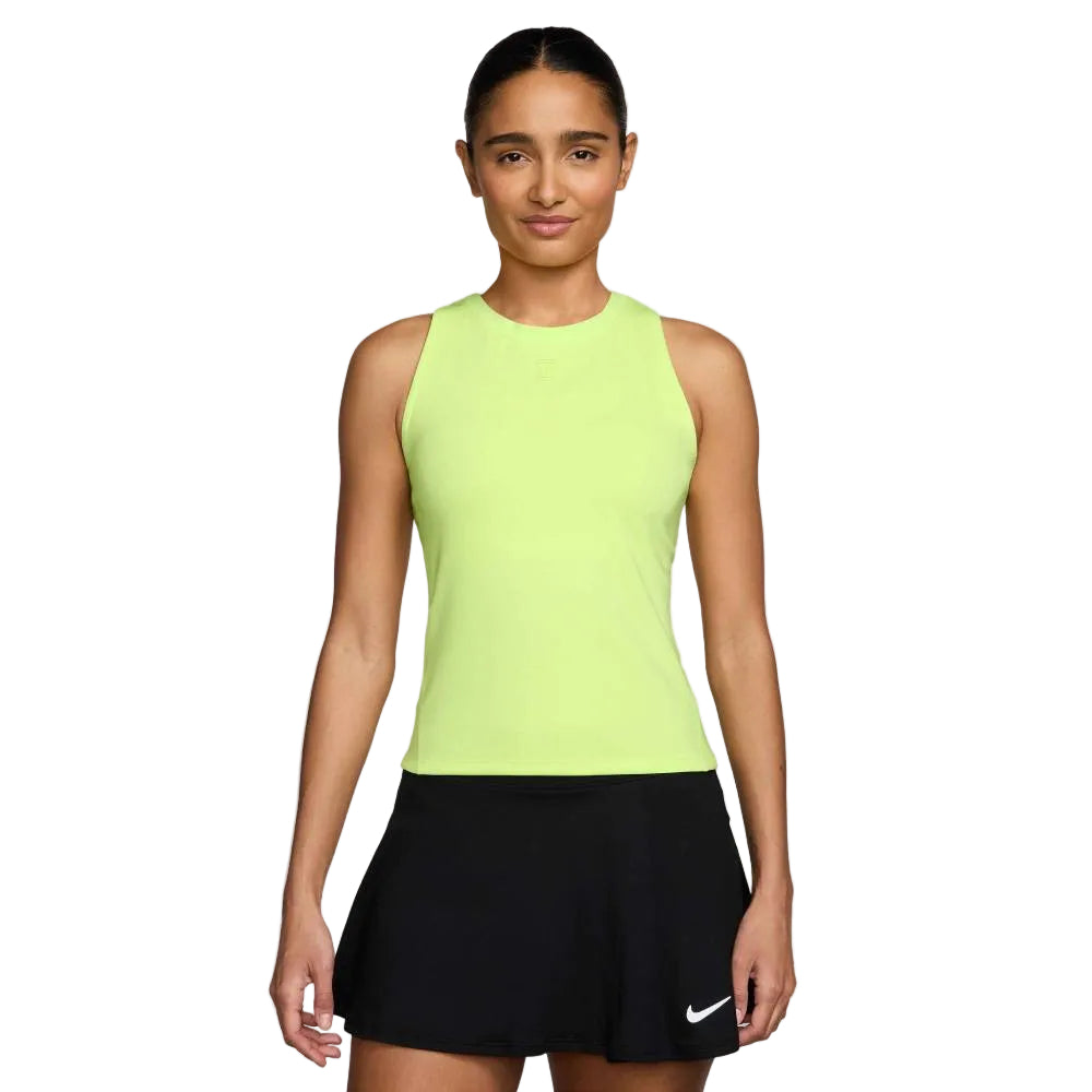 Nike Women's Dri-Fit Advantage Tank Top (Lt Lemon Twist) - RacquetGuys.ca