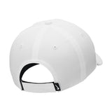 Nike Unisex Dri-FIT Club Cap (White/Black) - RacquetGuys.ca