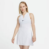 Nike Women's Dri-FIT Advantage Dress (White/Black)