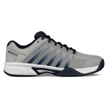 K-Swiss Express Light Wide Men's Pickleball Shoe (Grey/Navy/White) - RacquetGuys.ca